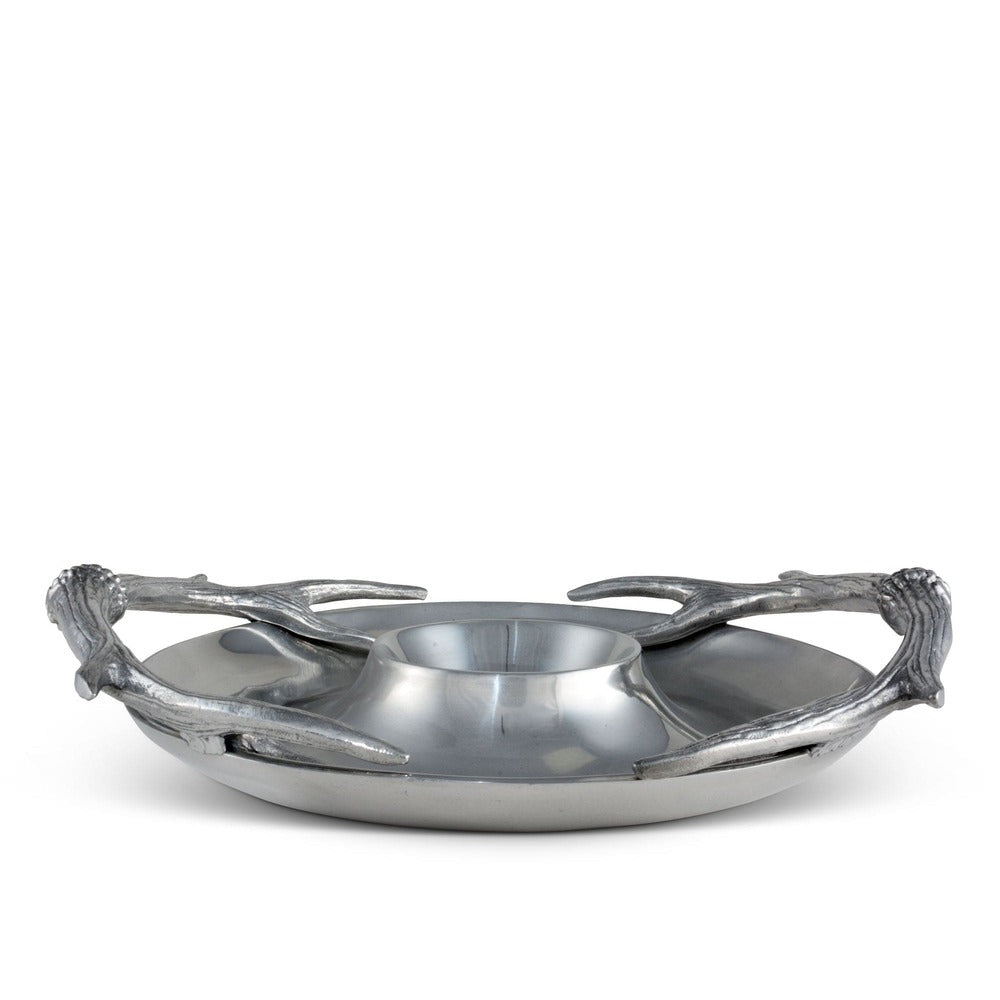 Antler Chip and Dip by Arthur Court Designs