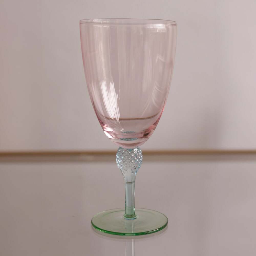 Aquarelle Wine - Or All Purpose Glass Set of 4 - Multi by Beatriz Ball
