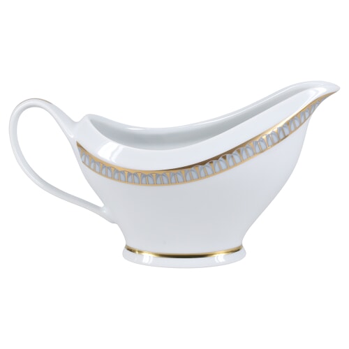 Arcades Grey & Gold Sauce Boat by Philippe Deshoulieres 1