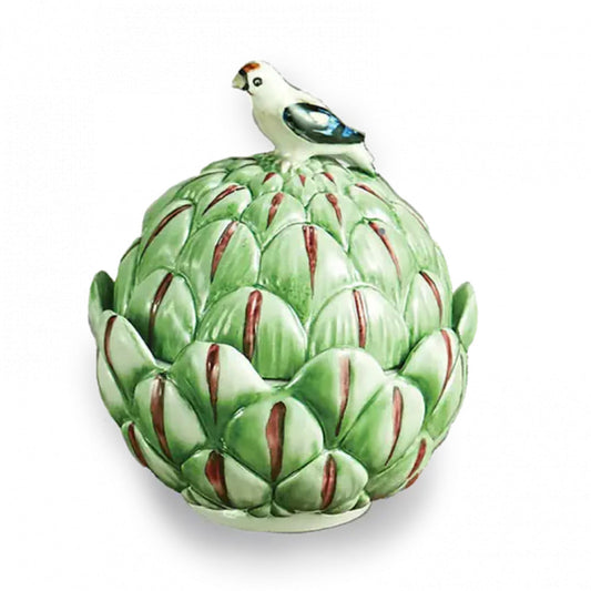 Artichoke Box with Bird - Small by Mottahedeh