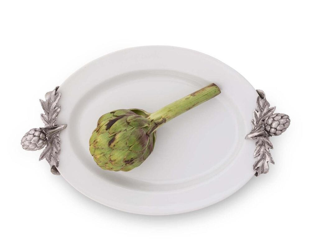 Artichoke Stoneware Deep Tray by Vagabond House 2