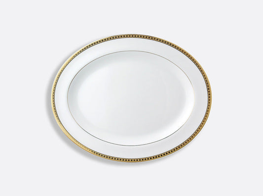 Athena Gold Oval Platter 15" by Bernardaud