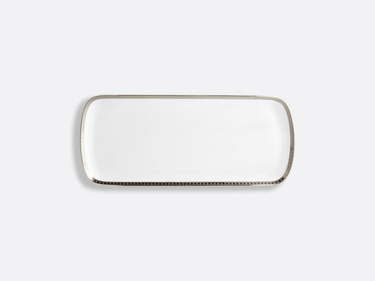 Athena Platinum Cake Platter Rectangular 15" by Bernardaud