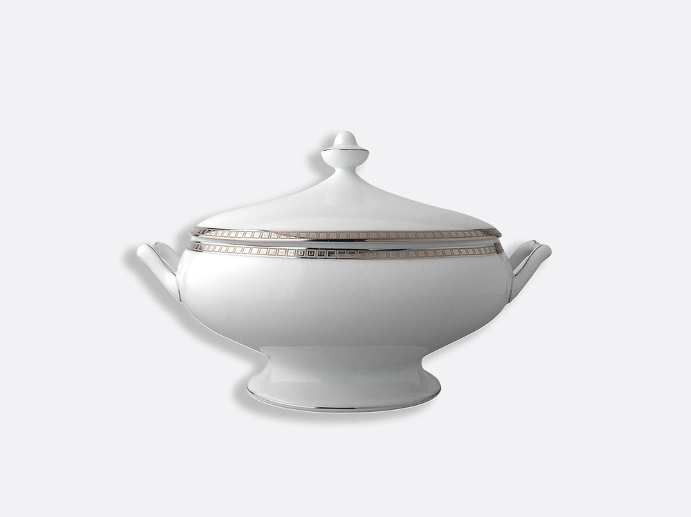 Athena Platinum Covered Vegetable Bowl 1 Qt by Bernardaud