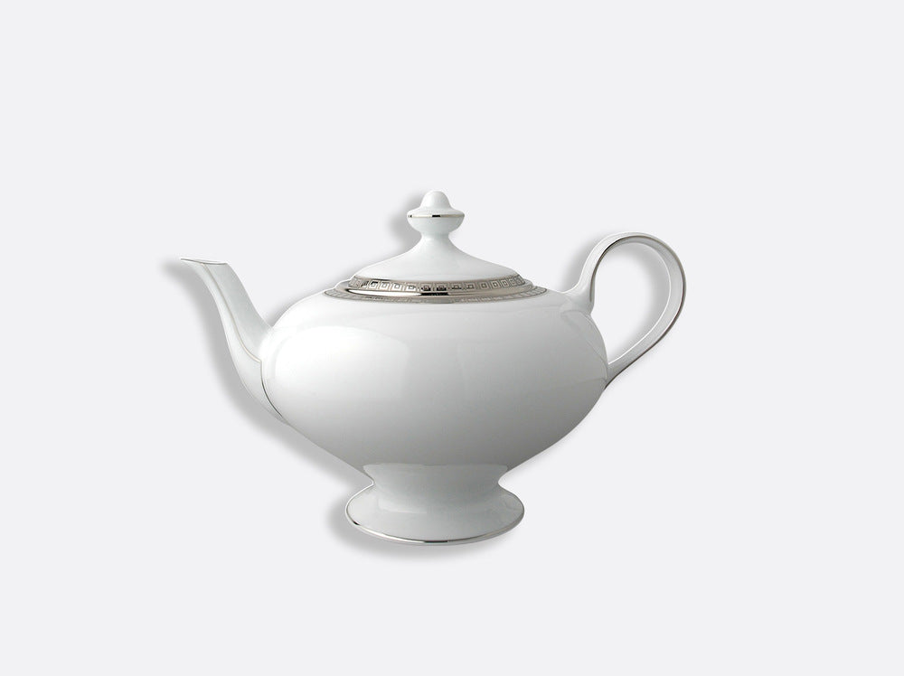 Athena Platinum Teapot 12 Cups 25.4 Oz by Bernardaud