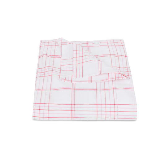 August Plaid Duvet Cover Peony