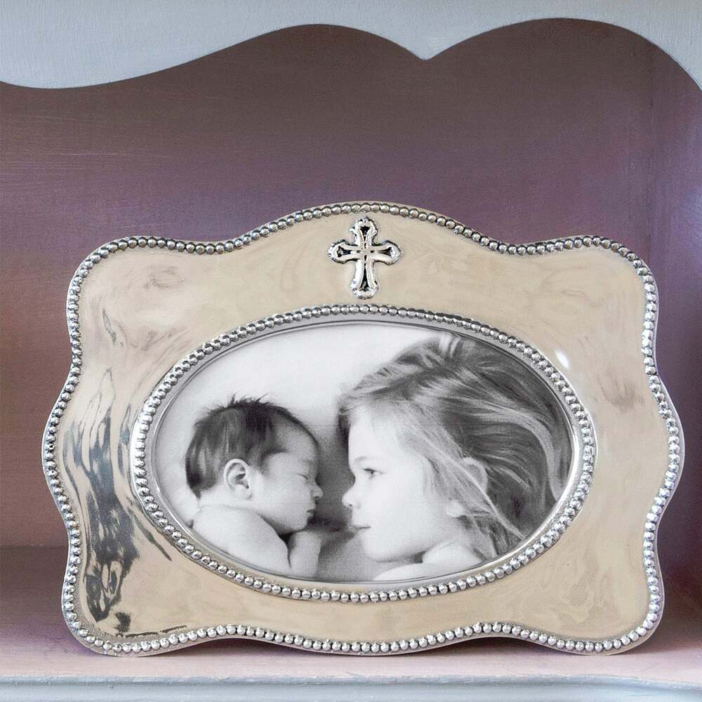 Baby Cross 4" x 6" Frame Horizontal by Beatriz Ball 3