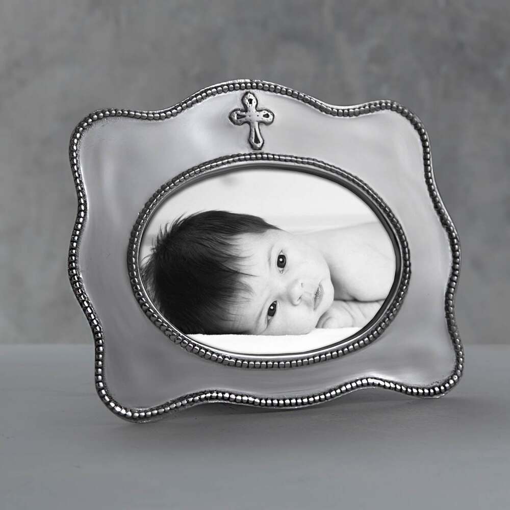 Baby Cross 4" x 6" Frame Horizontal by Beatriz Ball