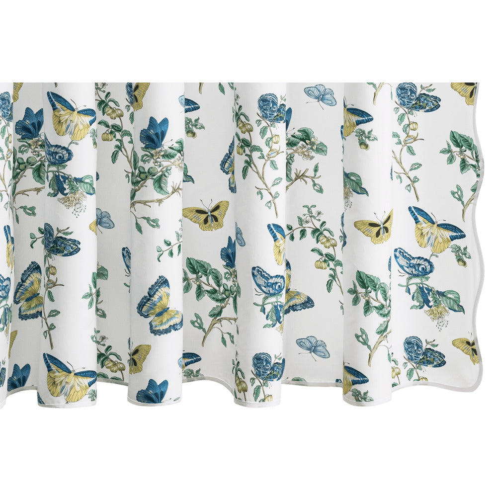 Baudin Butterfly 72" W x 72" L Shower Curtain Prussian Blue