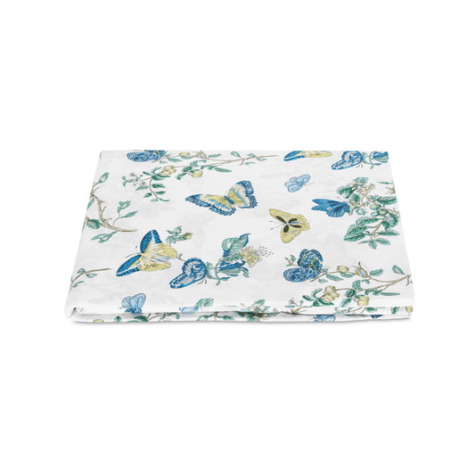 Baudin Butterfly Fitted Sheet Prussian Blue