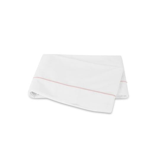 Bergamo Flat Sheet Blush