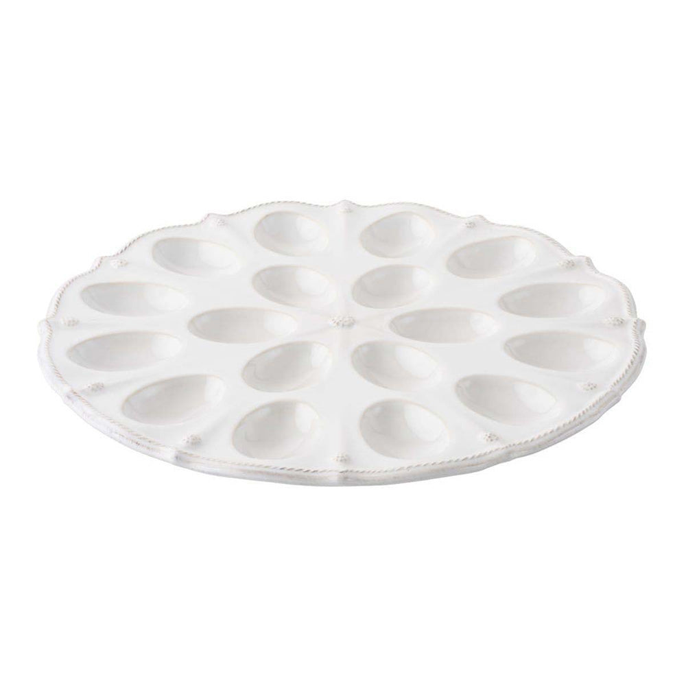 Berry and Thread Whitewash Deviled Egg Platter by Juliska Additional Image 1