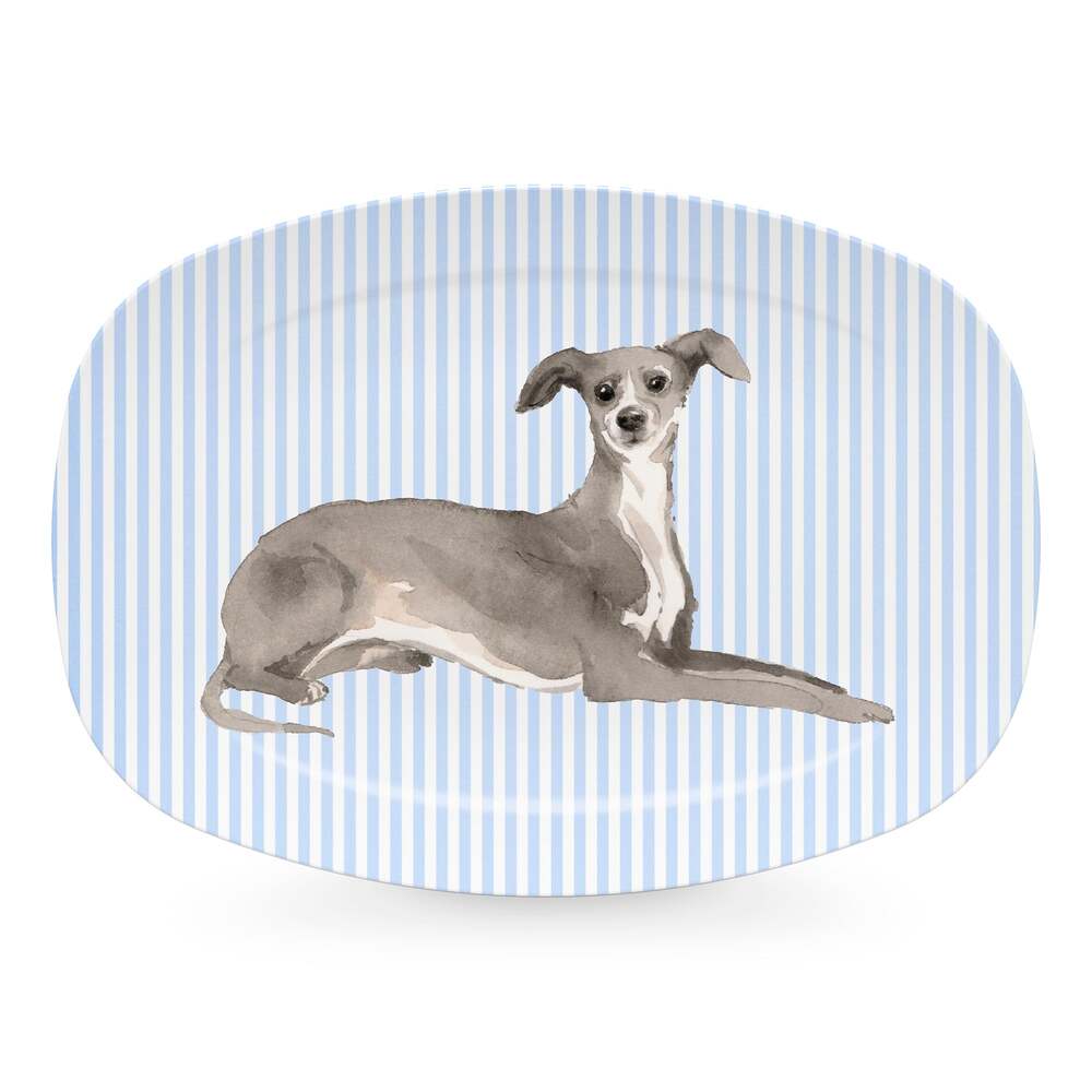 Best Friends Italian Greyhound Platter by Mariposa