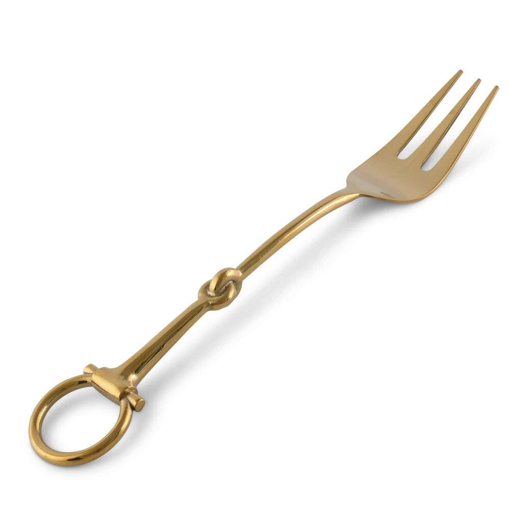 Bit Serving Fork - Stainless Steel Shiny Gold by Vagabond House
