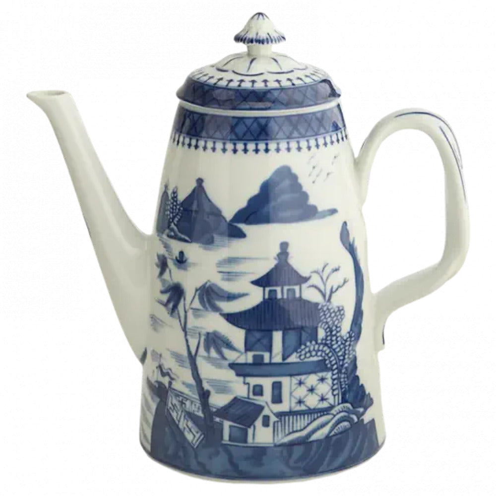 Blue Canton Coffeepot by Mottahedeh