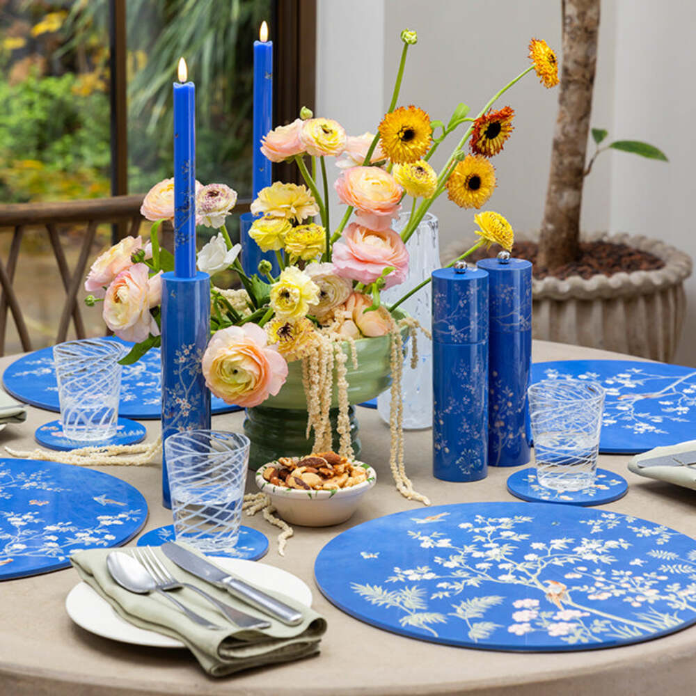 Blue Chinoiserie Coasters - Set of 4 by Addison Ross Additional Image-3
