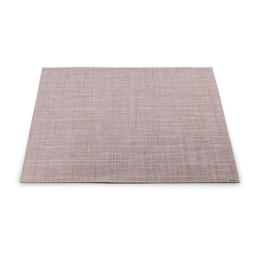Blush Mini Basketweave Rectangle Placemat by Simon Pearce