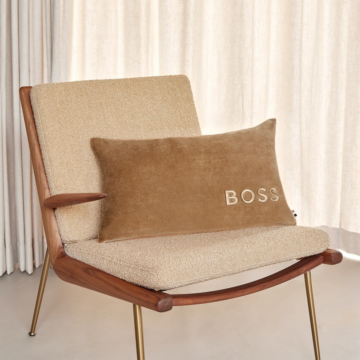 Bold Logo Decorative Pillow by Yves Delorme 16