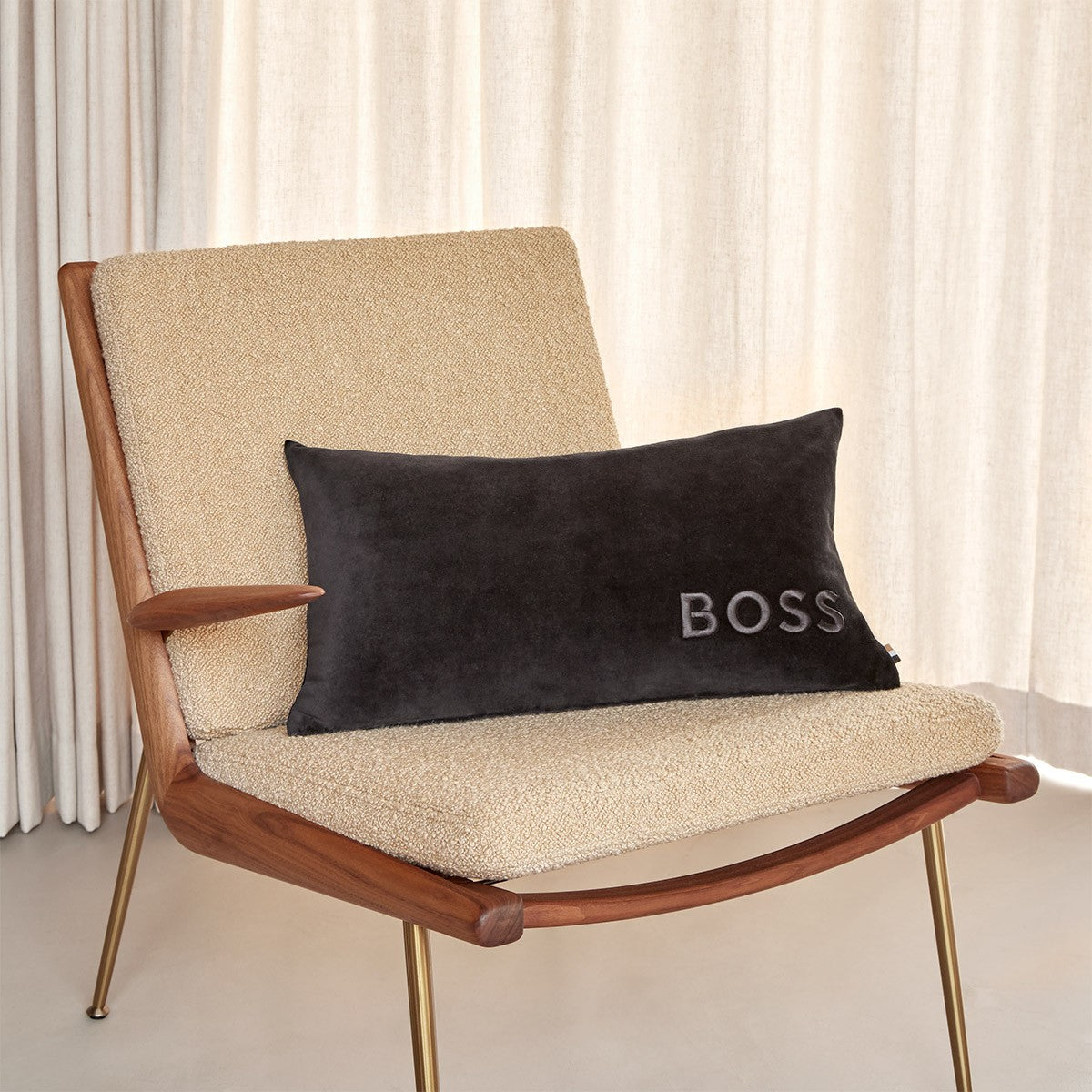 Bold Logo Decorative Pillow by Yves Delorme 6