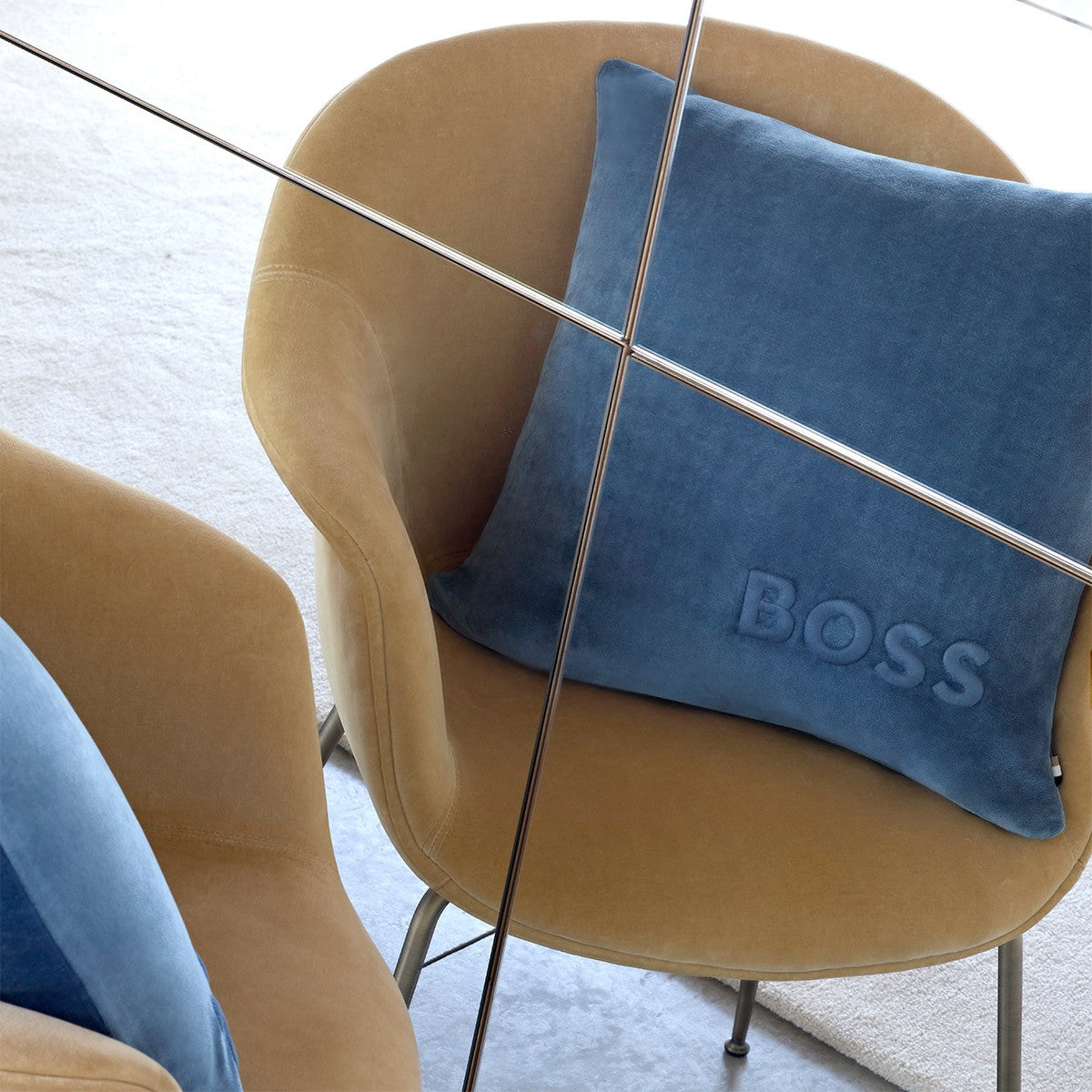 Bold Logo Decorative Pillow by Yves Delorme 7