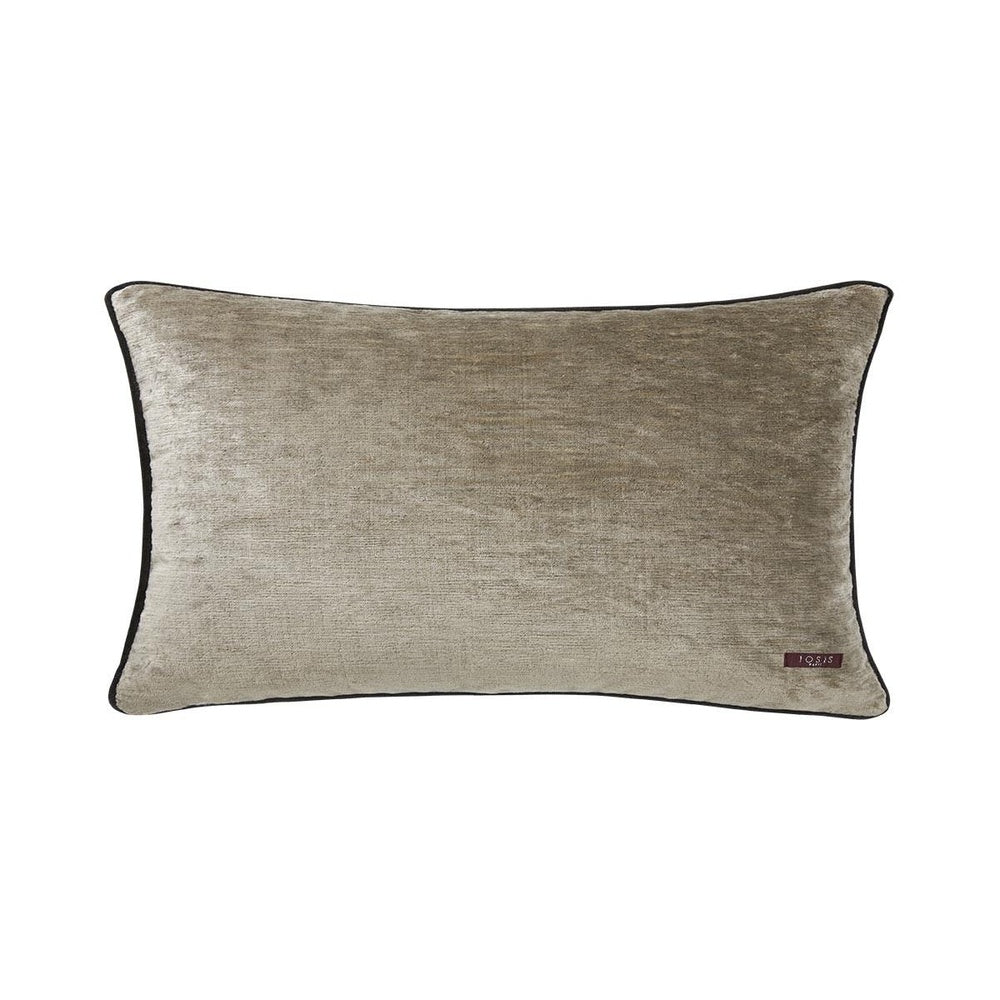 Boromee Decorative Pillow by Yves Delorme - Argent (Soft Grey) 73