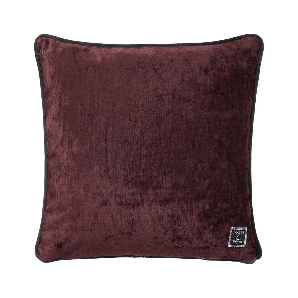Boromee Decorative Pillow by Yves Delorme - Grenache 55