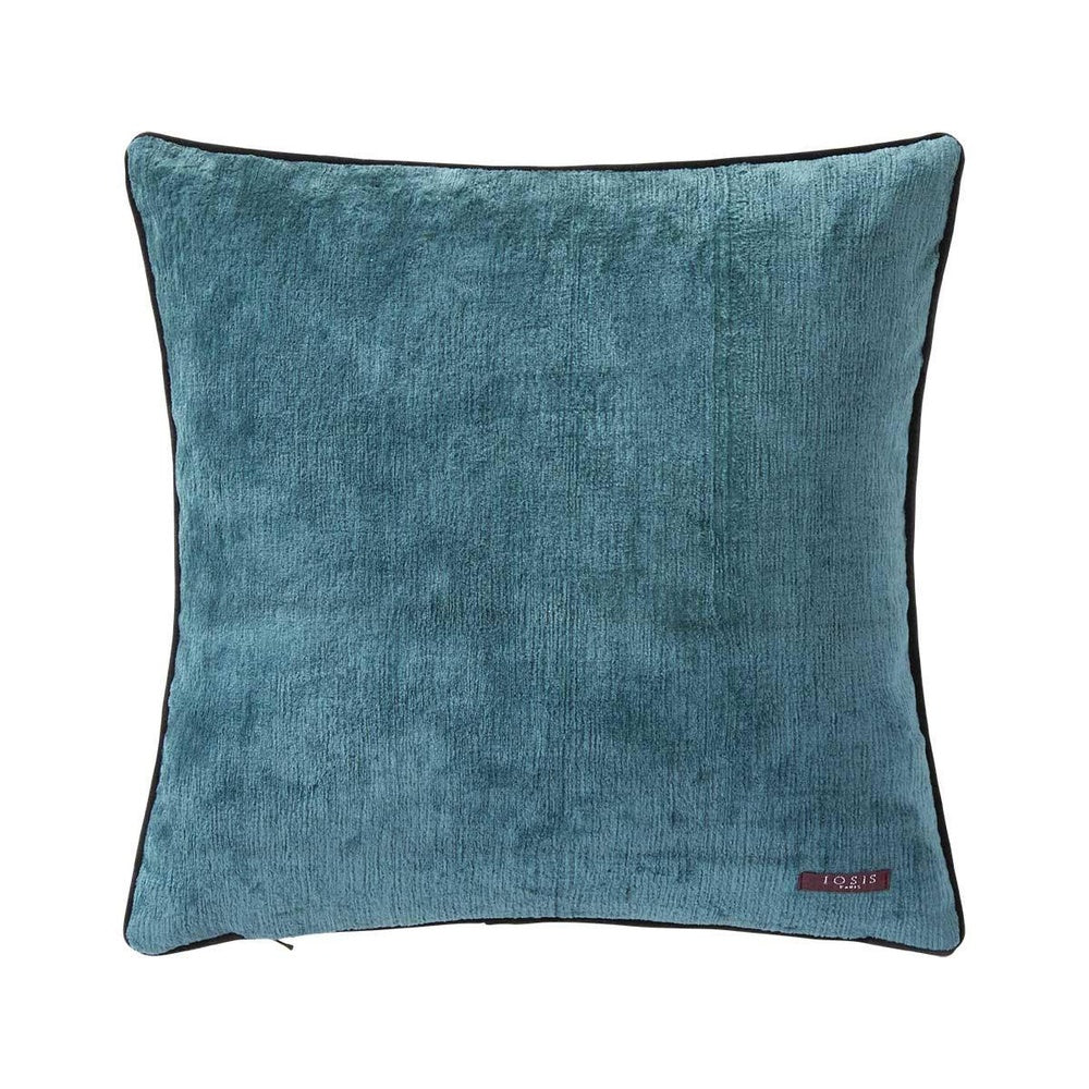 Boromee Decorative Pillow by Yves Delorme - Paon (Deep Teal) 6