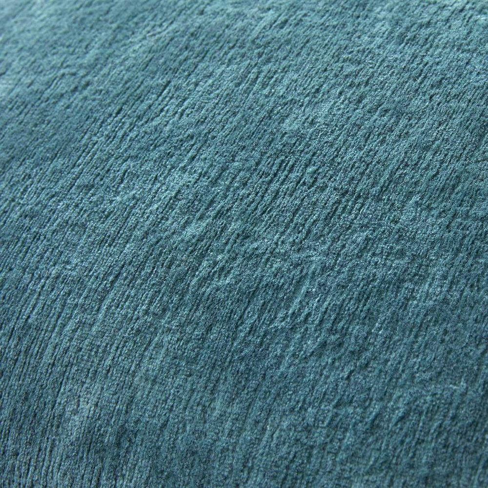 Boromee Decorative Pillow by Yves Delorme - Paon (Deep Teal) 9