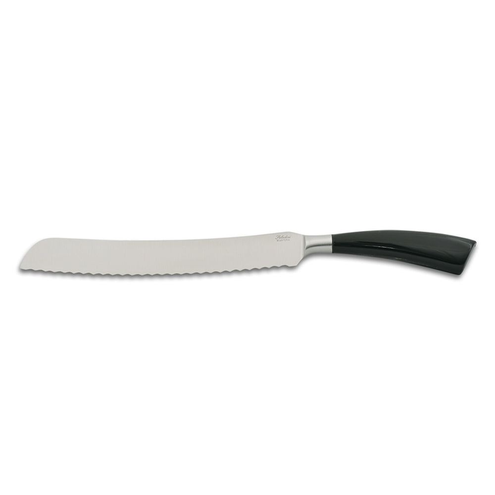 Bread Knife with Buffalo Horn Handle by Saladini
