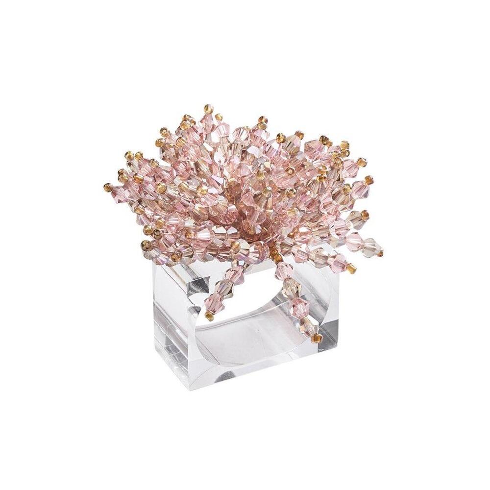Brilliant Napkin Ring - Set of 4 Blush by Kim Seybert