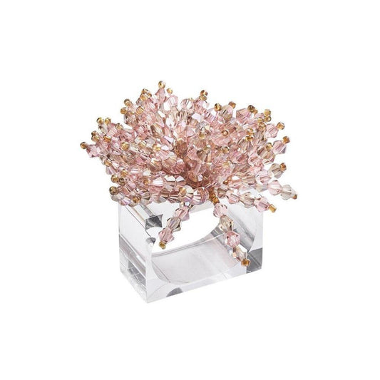 Brilliant Napkin Ring - Set of 4 Blush by Kim Seybert