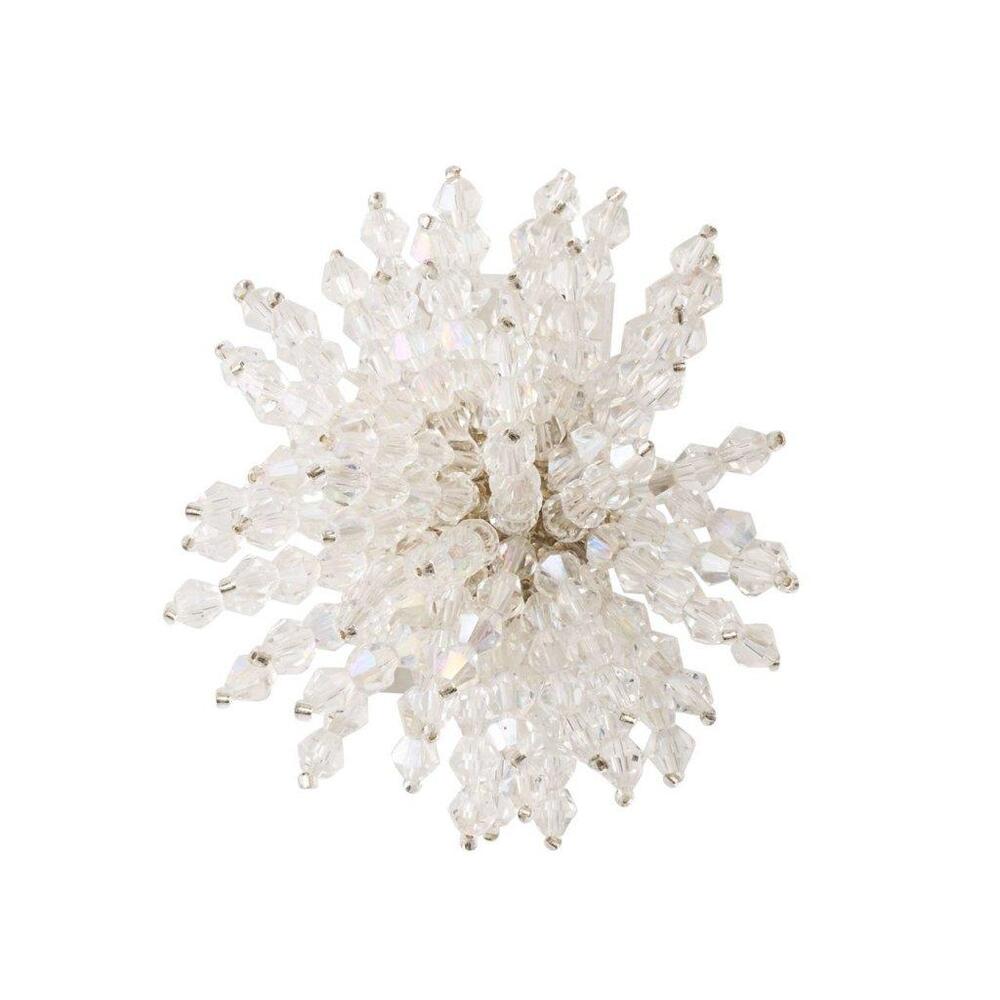 Brilliant Napkin Ring - Set of 4 Clear by Kim Seybert 7