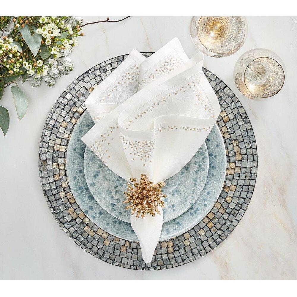 Brilliant Napkin Ring - Set of 4 Gold by Kim Seybert 9