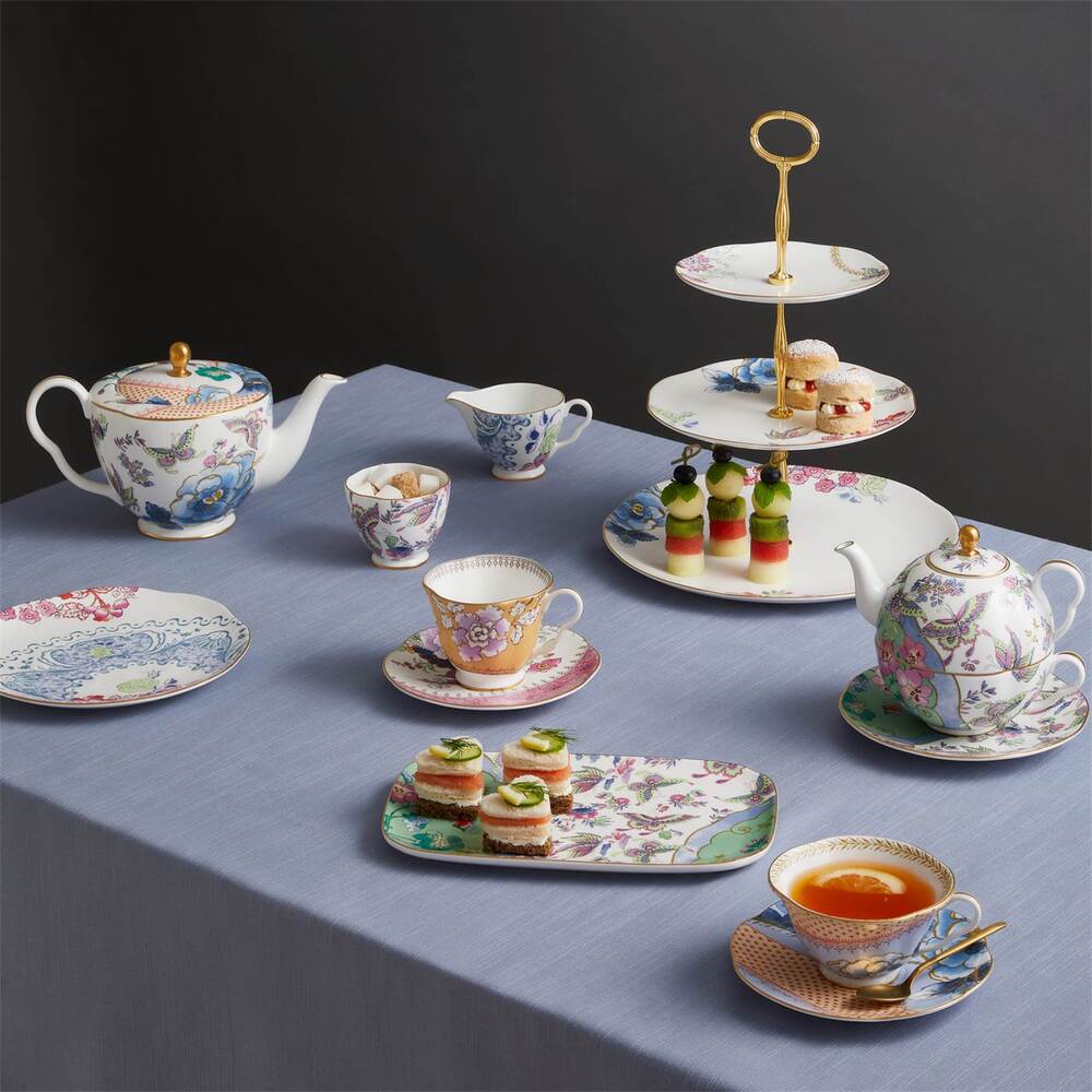 Butterfly Bloom Blue Teacup And Saucer by Wedgwood Additional Image - 5