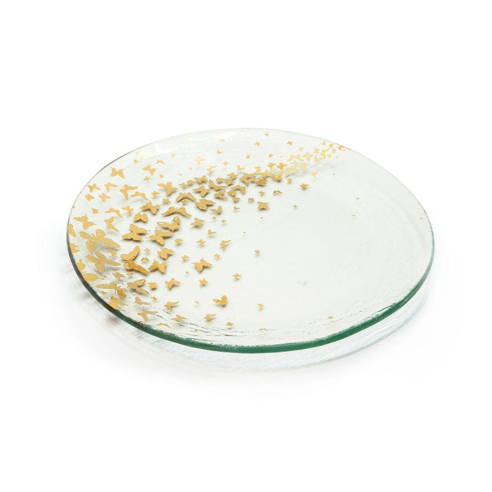 Butterfly Dinner Plate by Annieglass