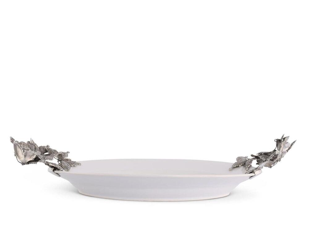 Butterfly Stoneware Tray Large by Vagabond House 4