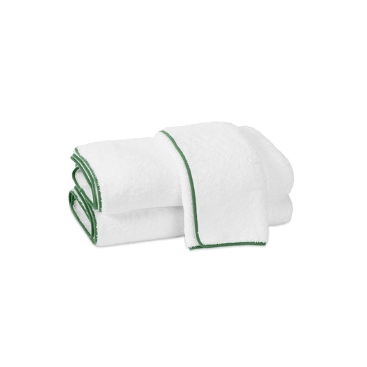 Cairo Bath Towel White & Palm