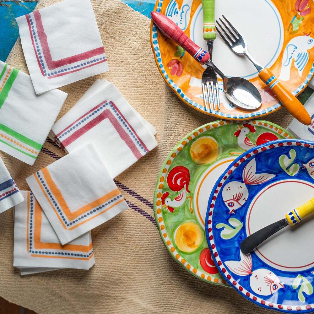 Campagna Gallina Salad Plate by VIETRI by Additional Image -4