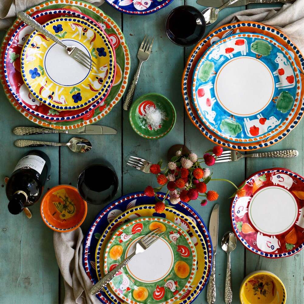 Campagna Gallina Service Plate/Charger by VIETRI by Additional Image -2