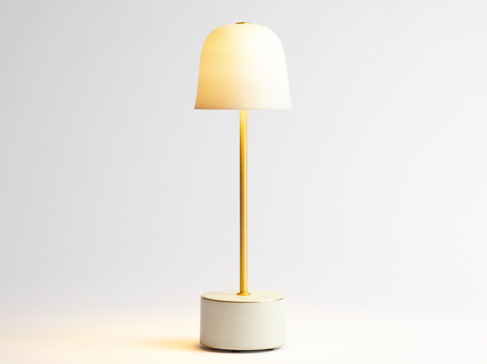 Campanule Sauvage Gold Lamp by Bernardaud