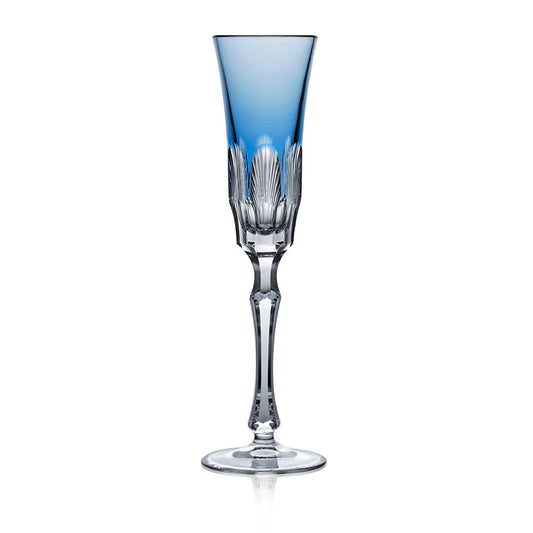 Captiva Sky Blue Flute by Varga Crystal