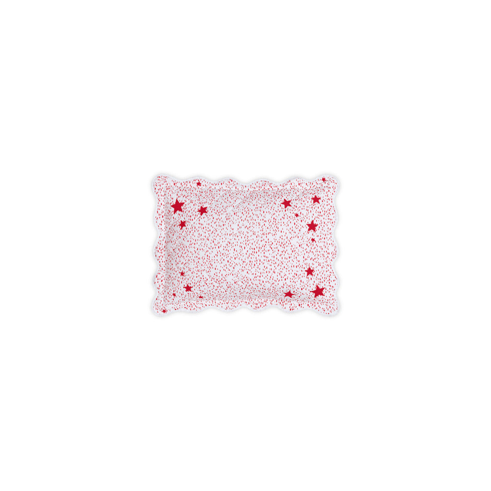 Celine Stars Mini Pillow Boudoir Redberry