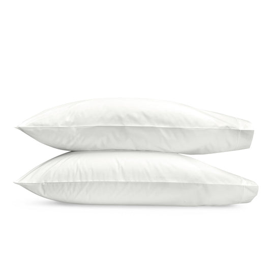 Ceylon Satin Stitch Pillowcase Pair Bone