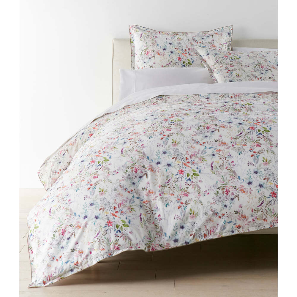 Chloe Floral Percale Duvet Cover by Peacock Alley 5