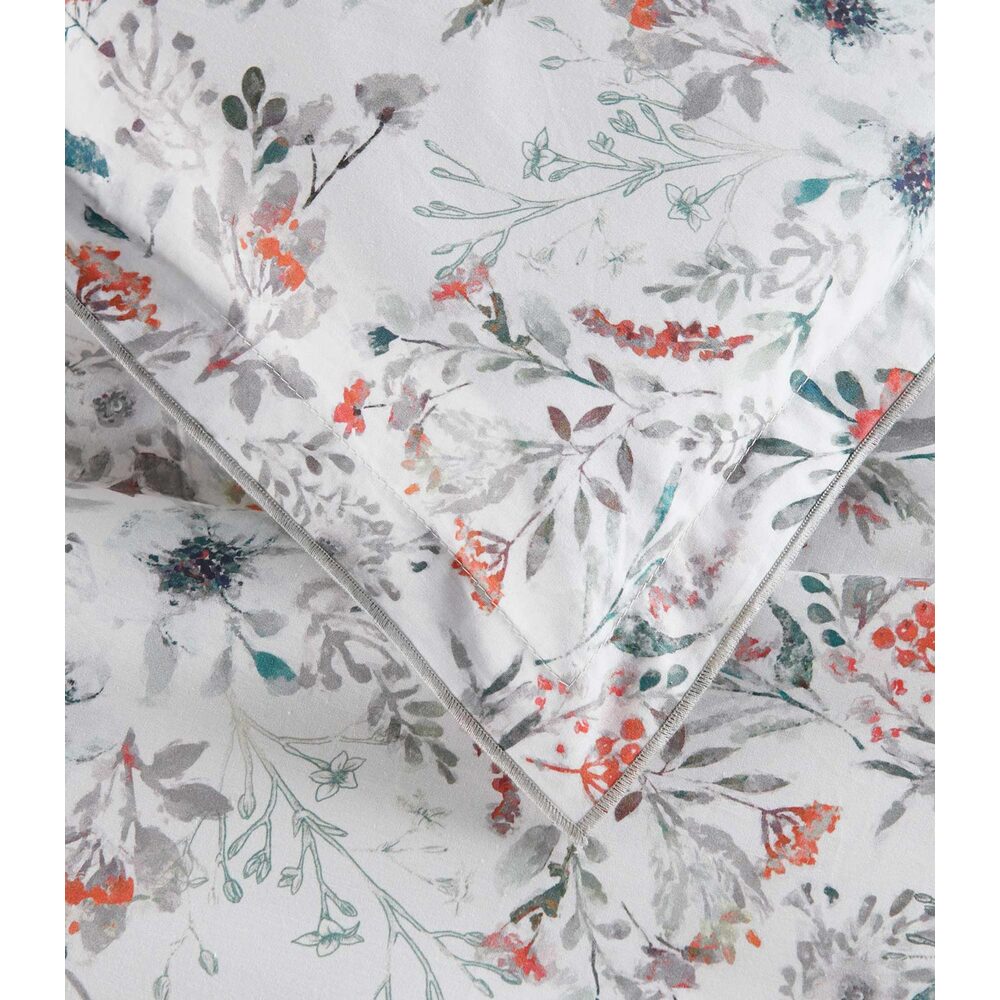 Chloe Floral Percale Duvet Cover by Peacock Alley 6