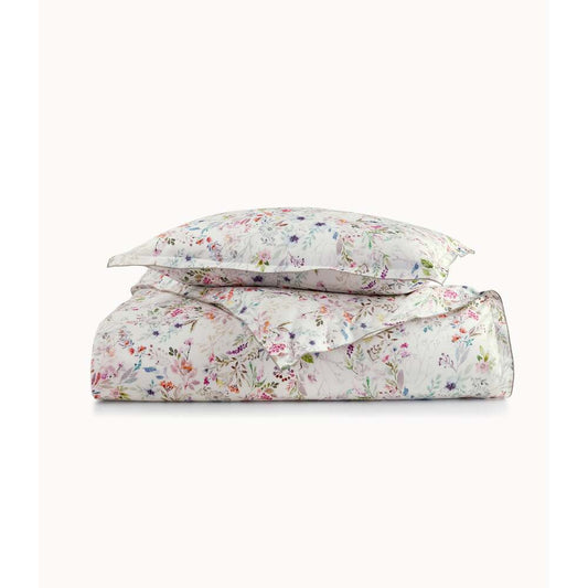 Chloe Floral Percale Duvet Cover by Peacock Alley
