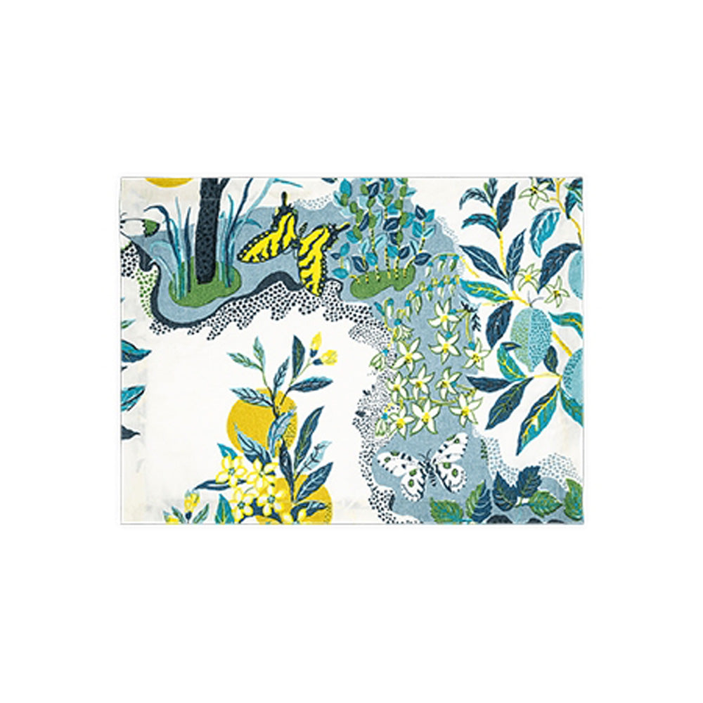 Citrus Garden Blue Placemat (Set of 4) by Matouk