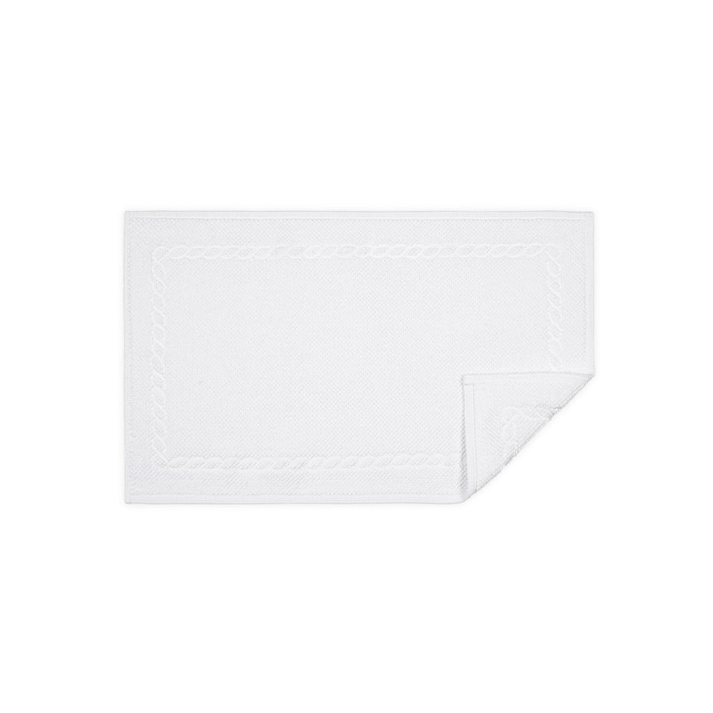 Classic Chain Rug Small White