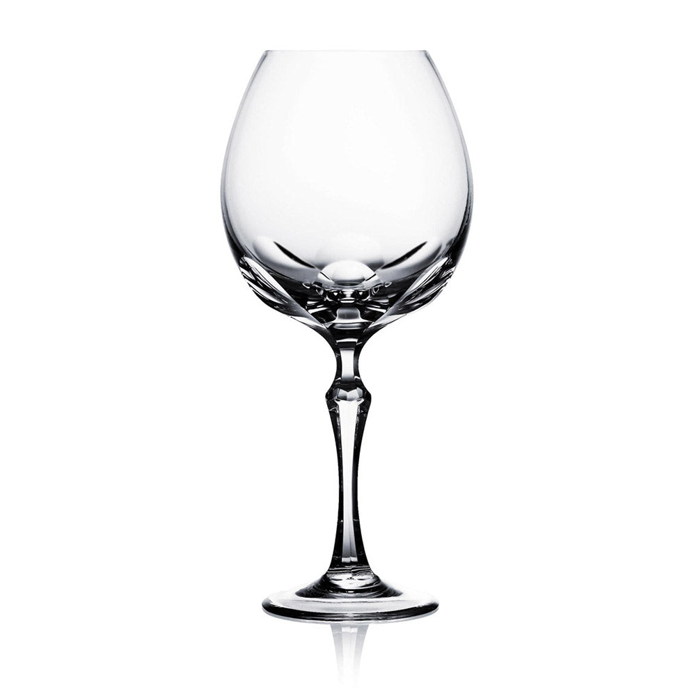 Classic Clear Burgundy Glass by Varga Crystal