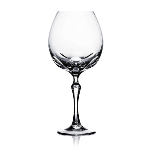 Classic Clear Burgundy Glass by Varga Crystal